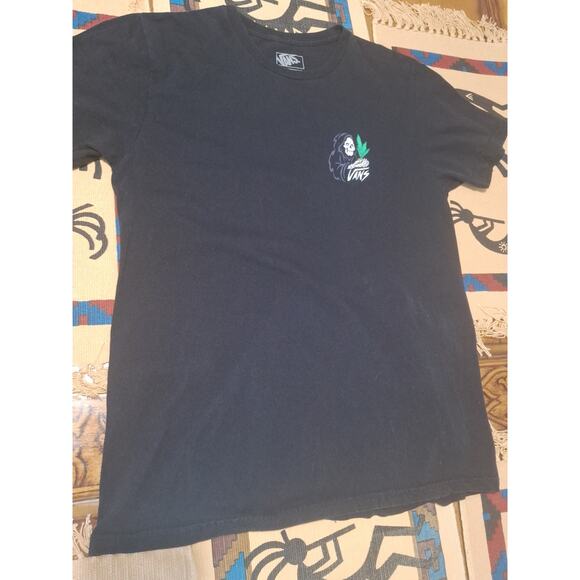 Vans Grim Reaper Graphic Tee Black Short Sleeve Shirt Men’s Medium - Picture 6 of 6